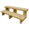 2 Step Free Standing Anti-Slip Decking Steps